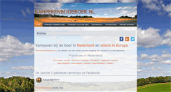Desktop Screenshot of kamperenbijdeboer.nl