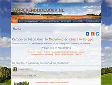 Tablet Screenshot of kamperenbijdeboer.nl